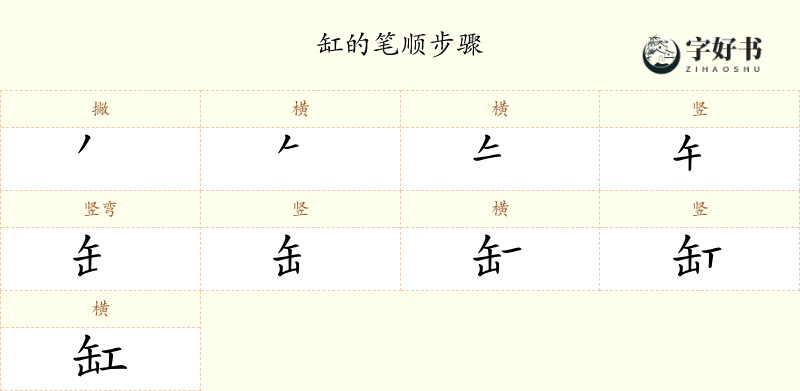 缸