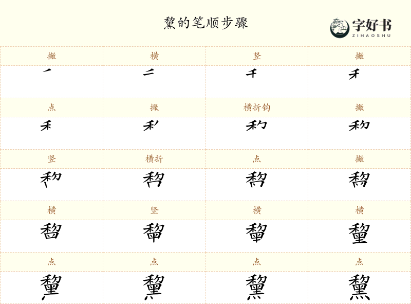 黧