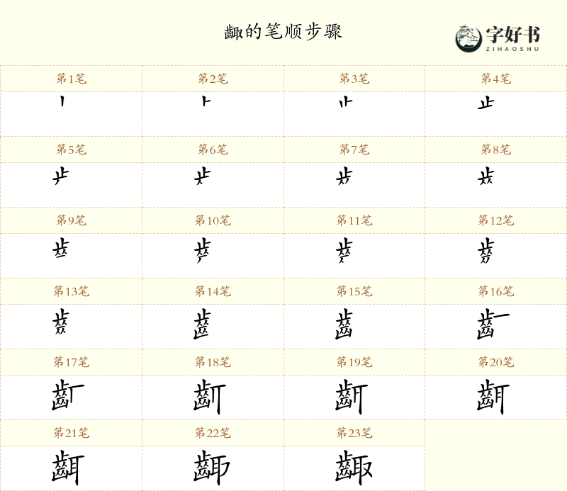 齱