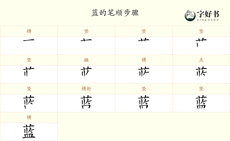 蓝