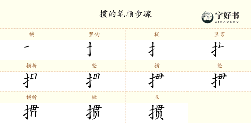 掼