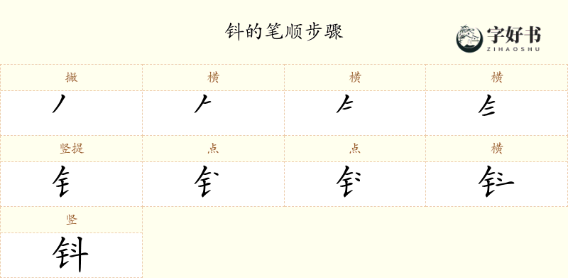 钭