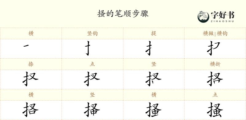 搔