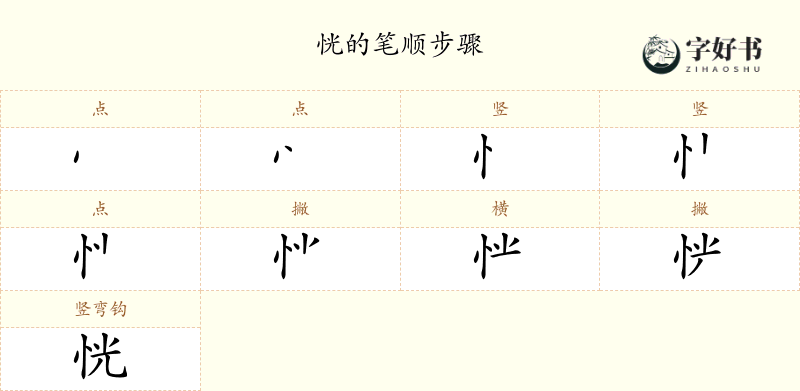 恍