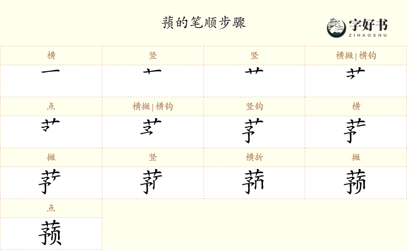 蓣