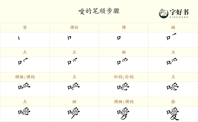 噯