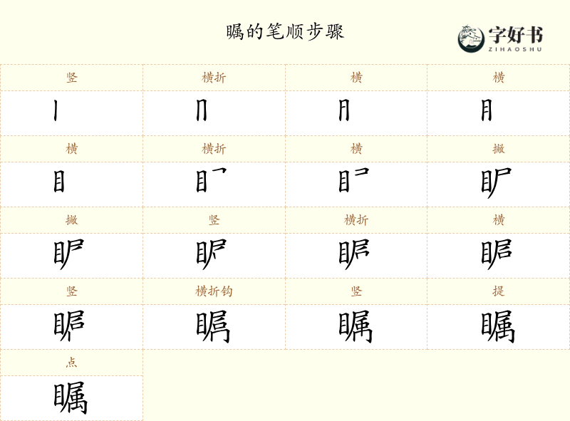 瞩