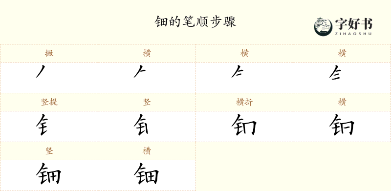 钿