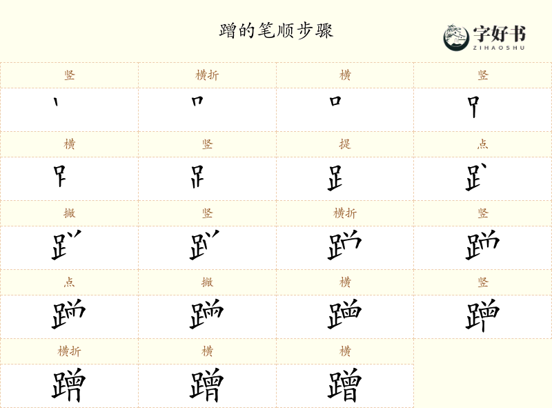 蹭