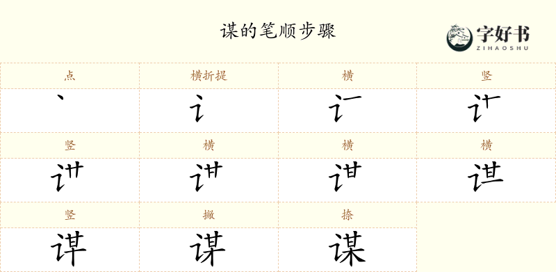 谋
