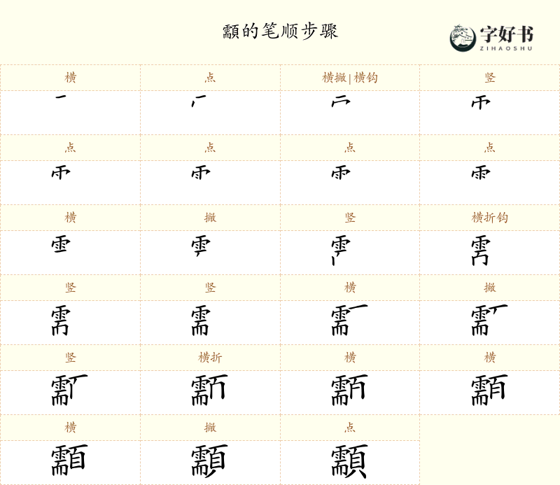 顬
