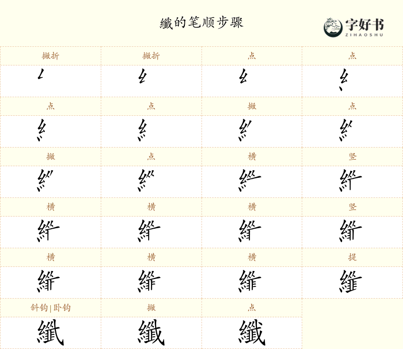 纖