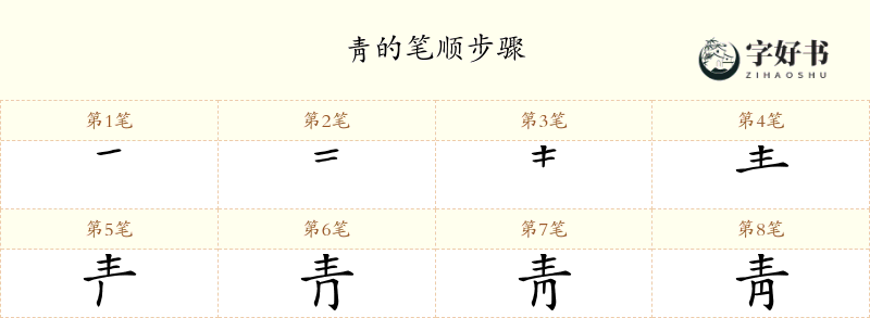靑