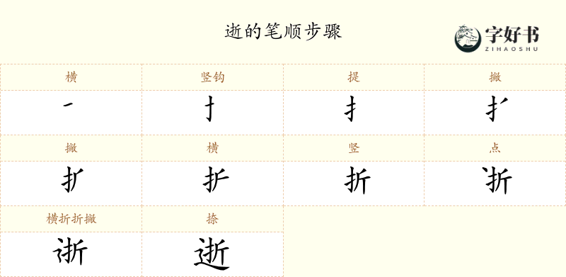 逝