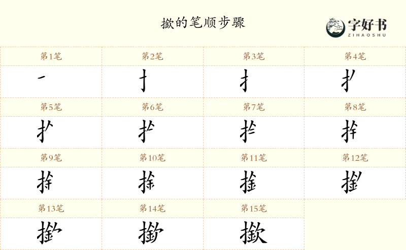 撳