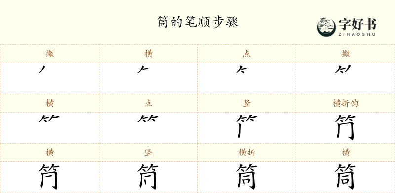 筒