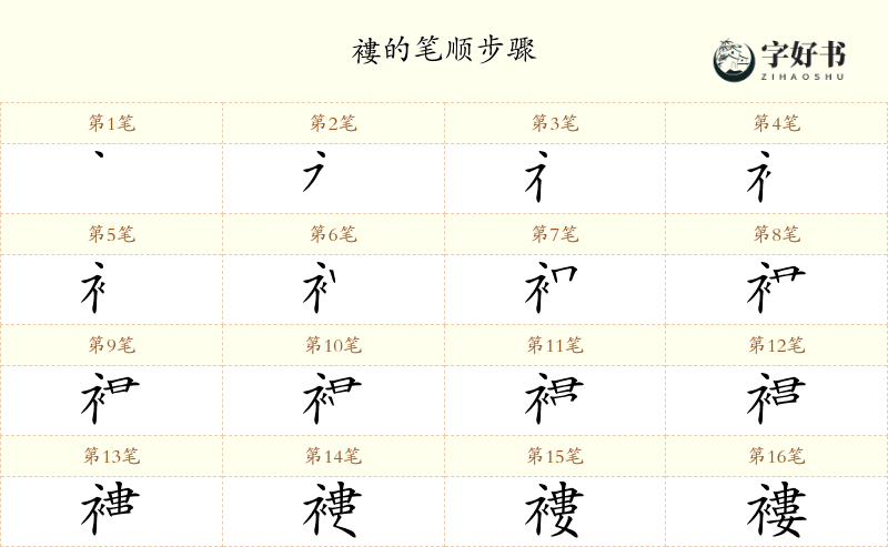 褸