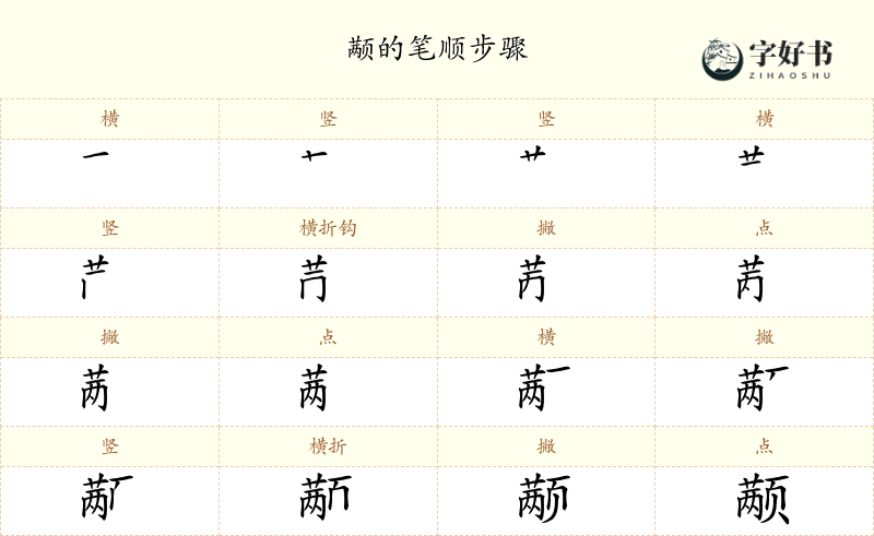 颟