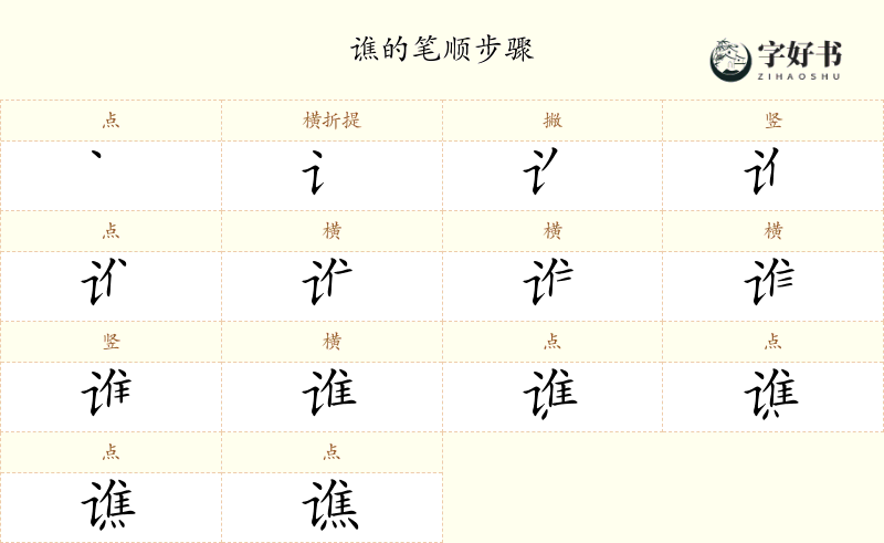 谯