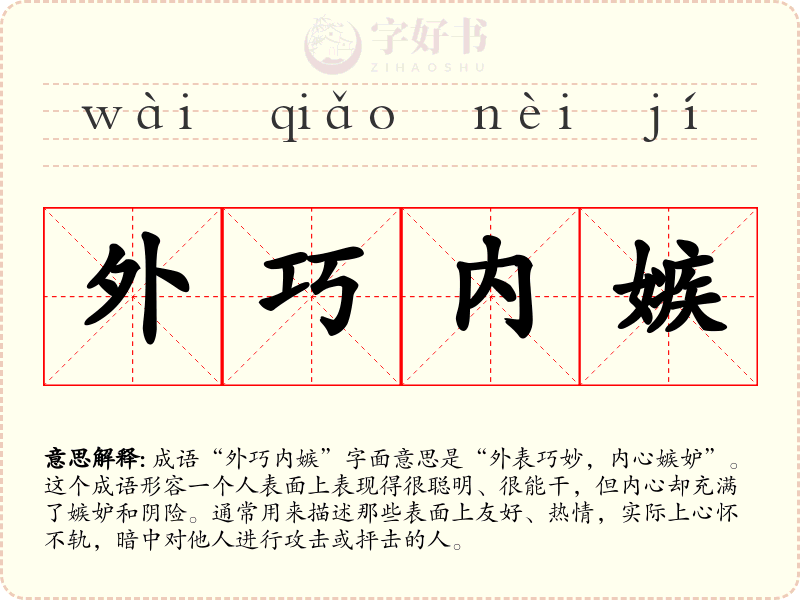 外巧内嫉