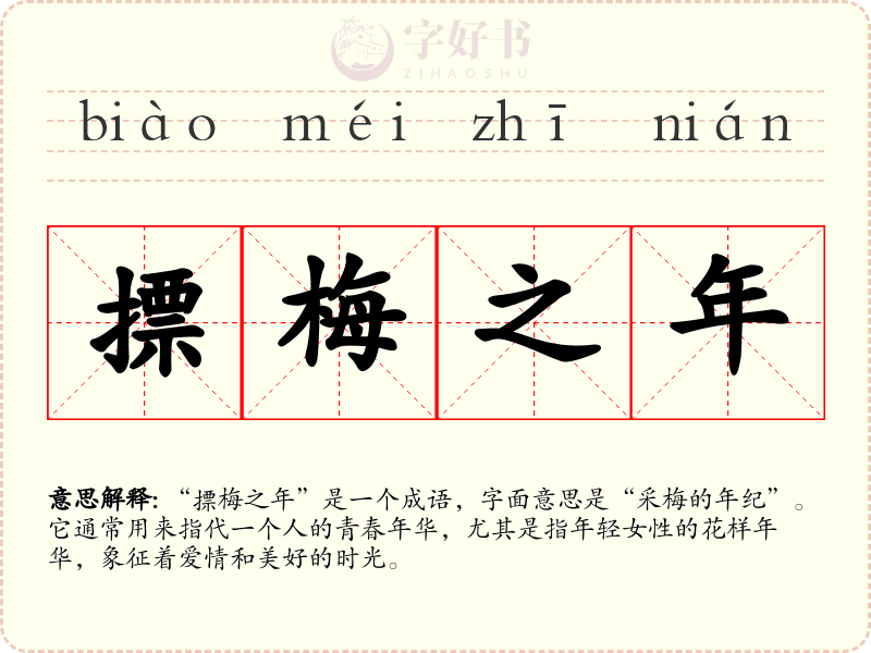 摽梅之年