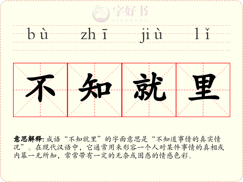 不知就里