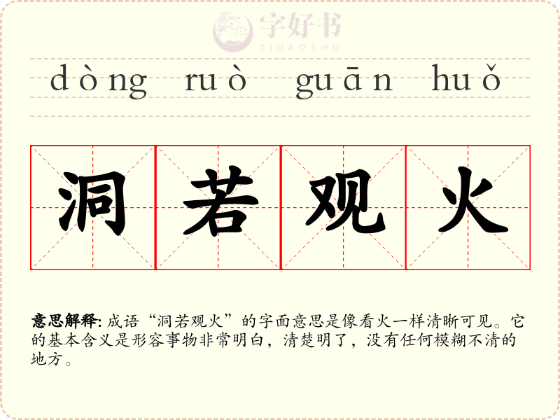 洞若观火