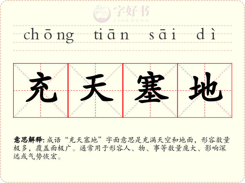 充天塞地