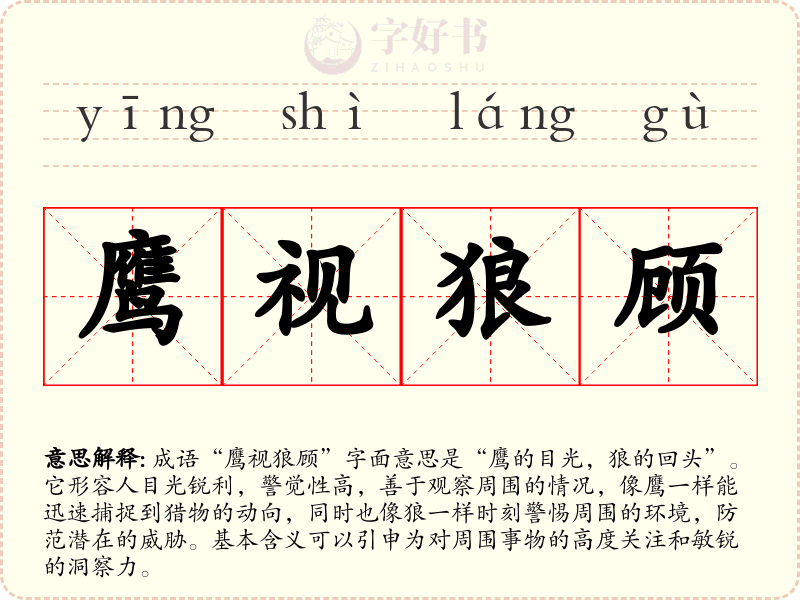 鹰视狼顾