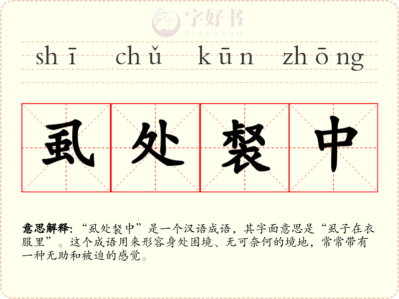 虱处裻中