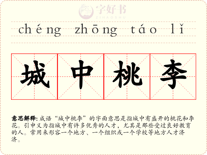 城中桃李