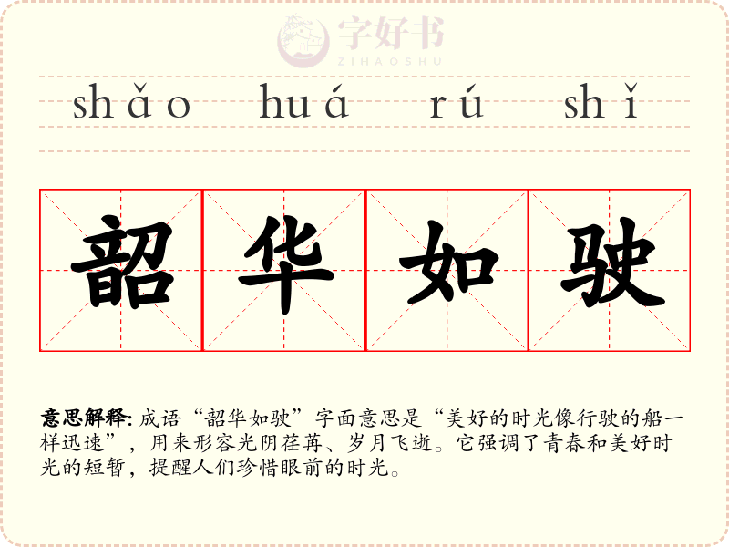 韶华如驶