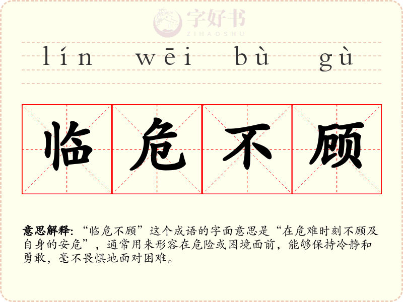 临危不顾
