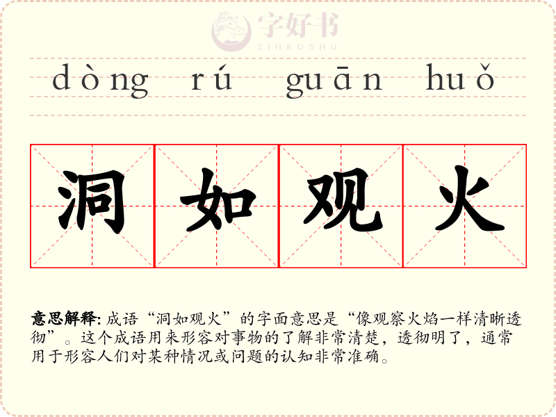 洞如观火