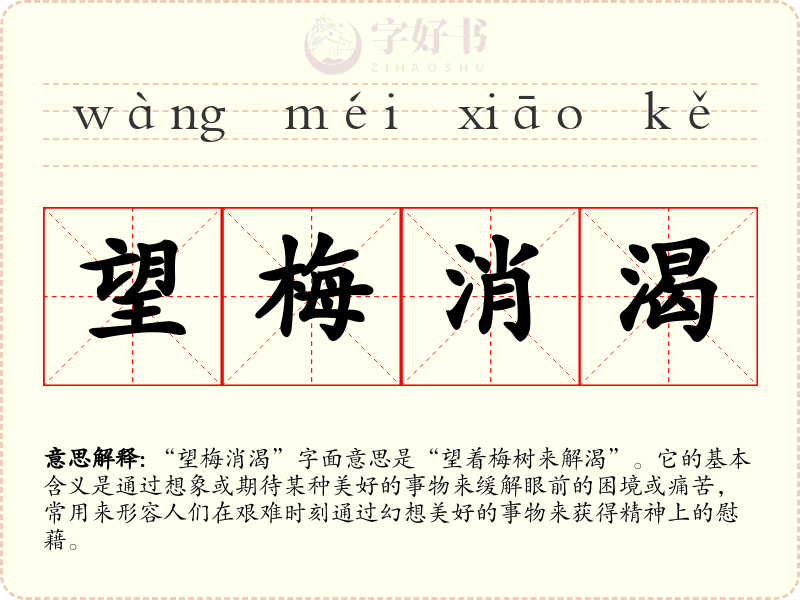 望梅消渴