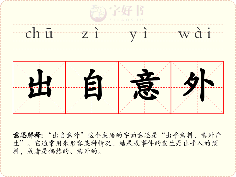 出自意外