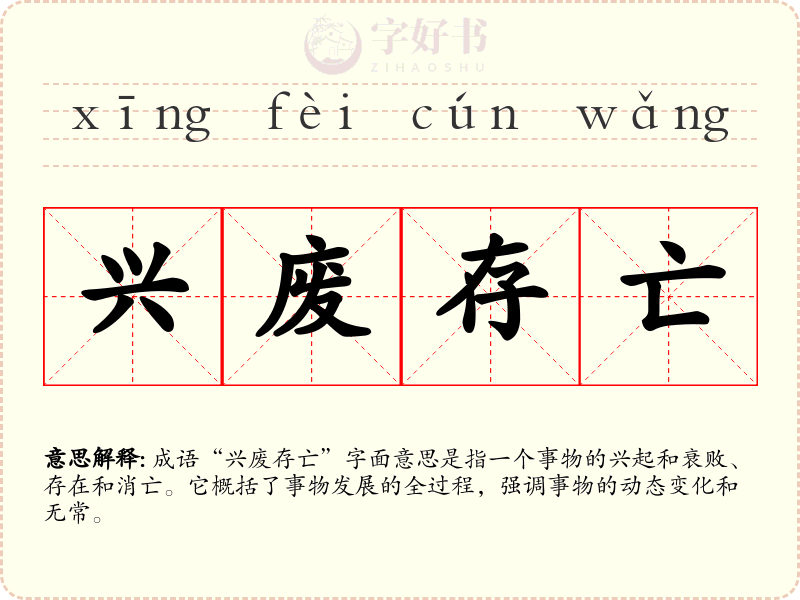 兴废存亡