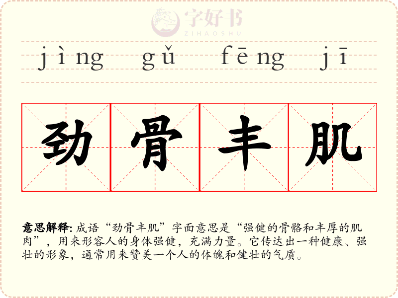 劲骨丰肌