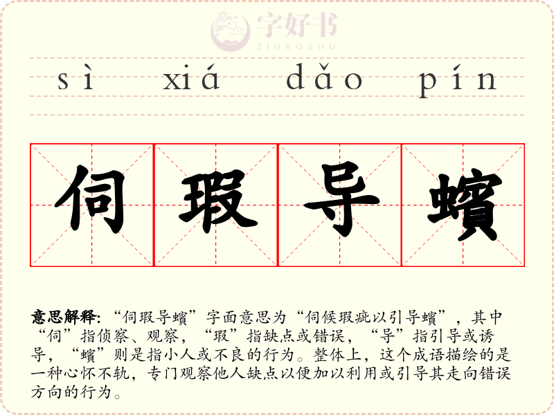 伺瑕导蠙