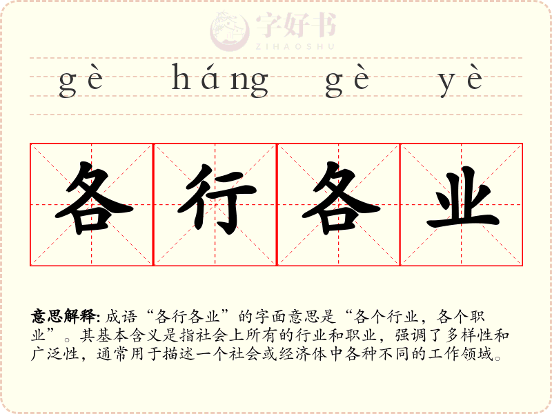 各行各业