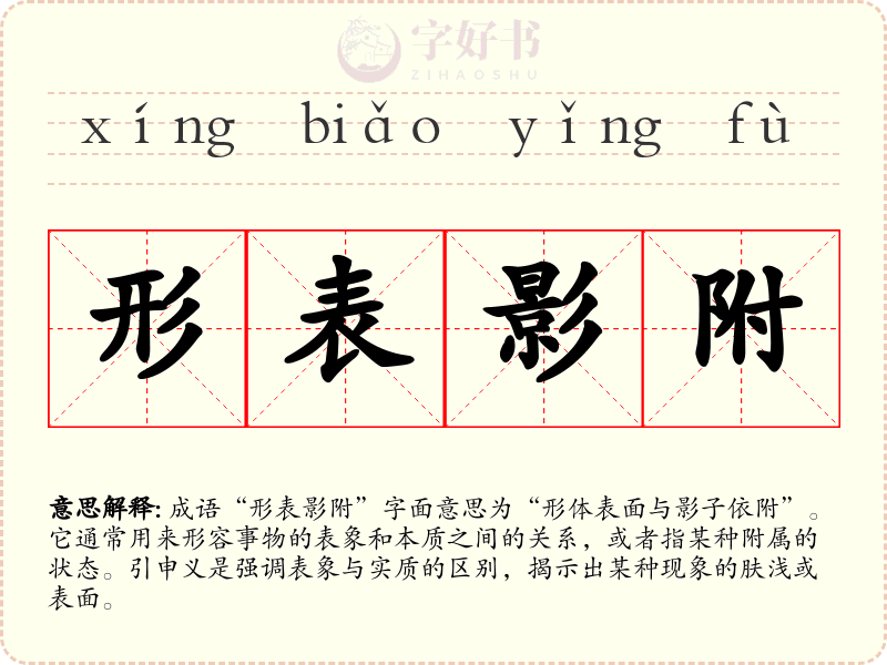 形表影附