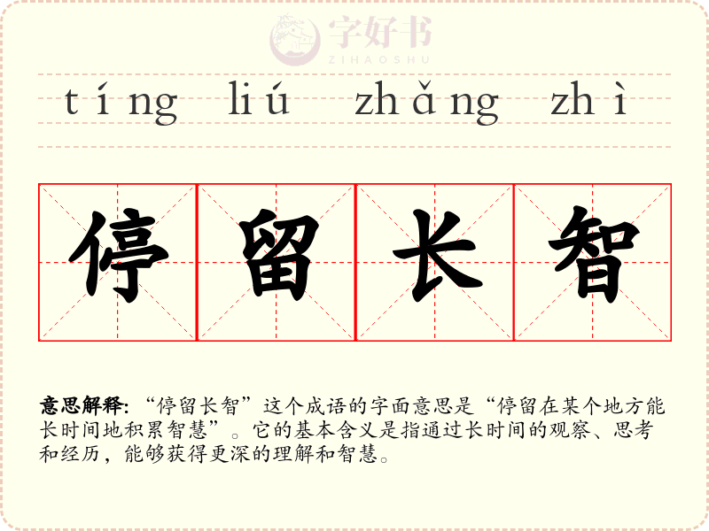 停留长智