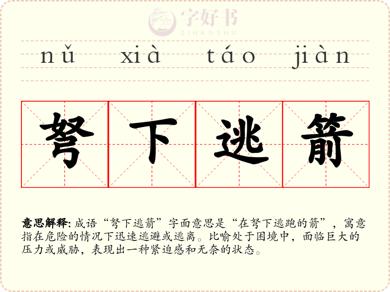 弩下逃箭