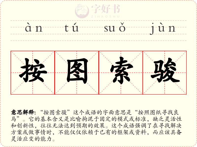 按图索骏