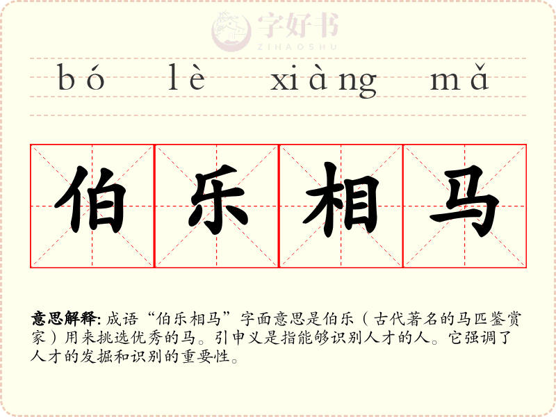 伯乐相马
