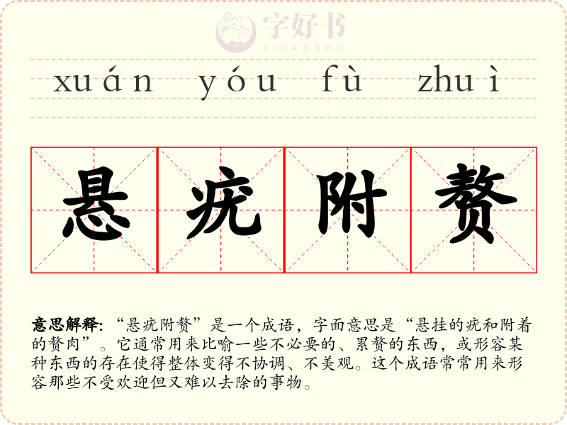 悬疣附赘