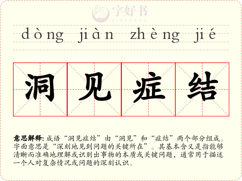 洞见症结