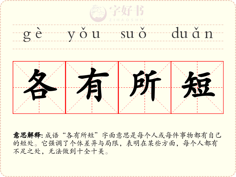 各有所短