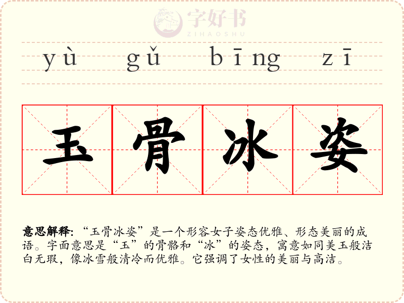 玉骨冰姿