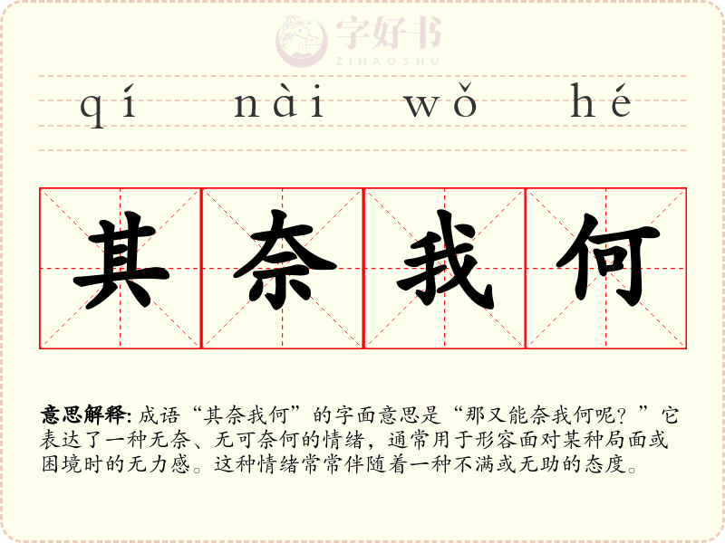 其奈我何